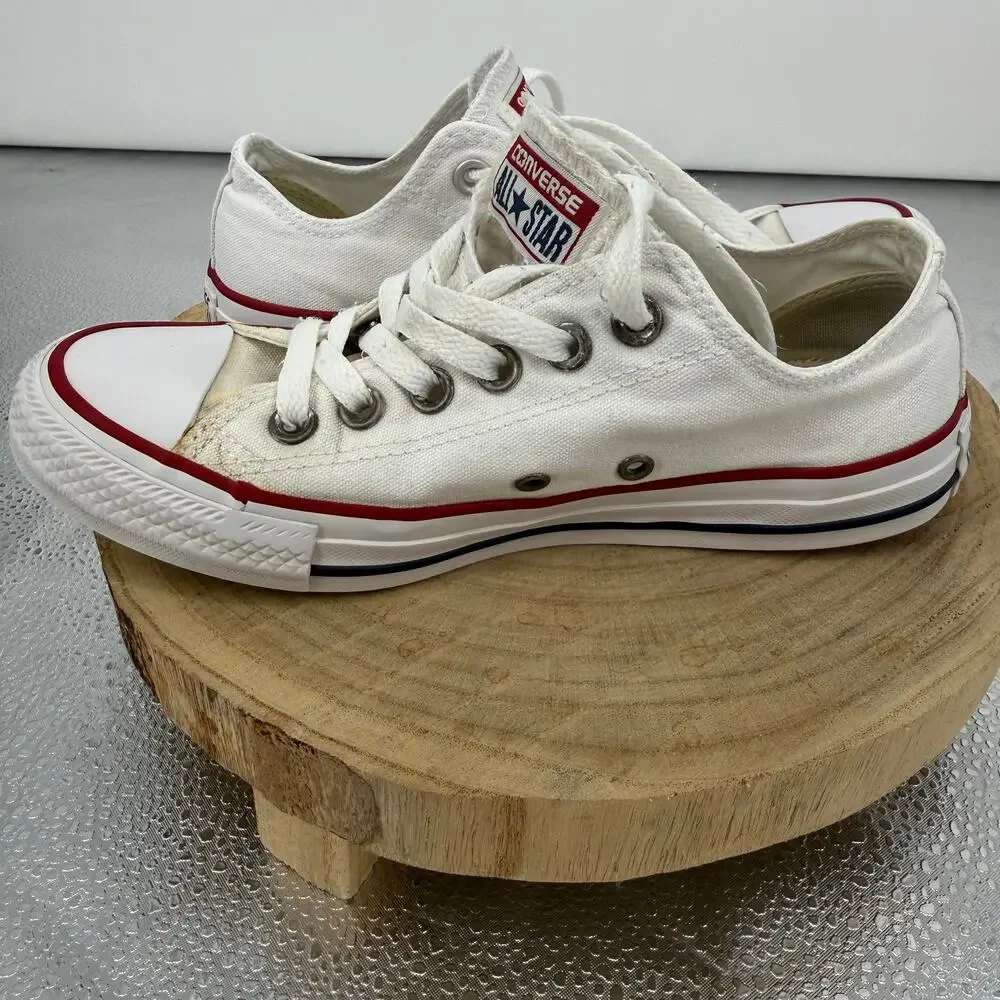 White Converse Chuck Taylors M7652 Women SZ 6.5 Men SZ 4.5